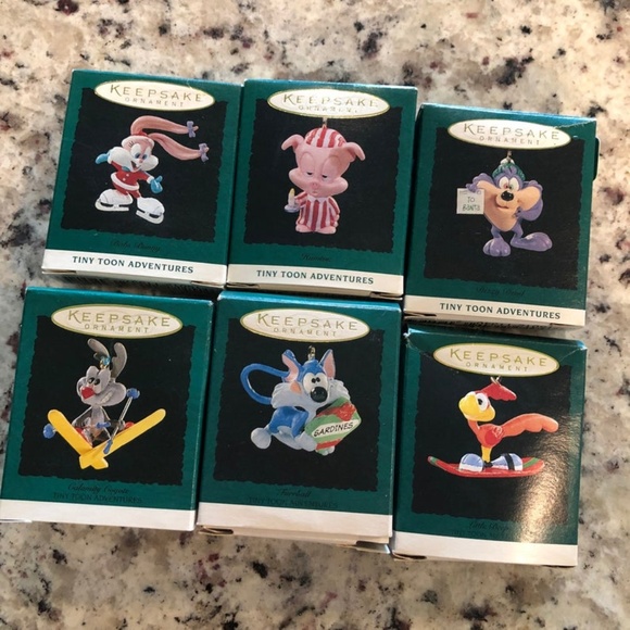 Vintage Hallmark ~ 1994 Keepsake Miniature Ornament ~ Babs Bunny~ Tiny Toons